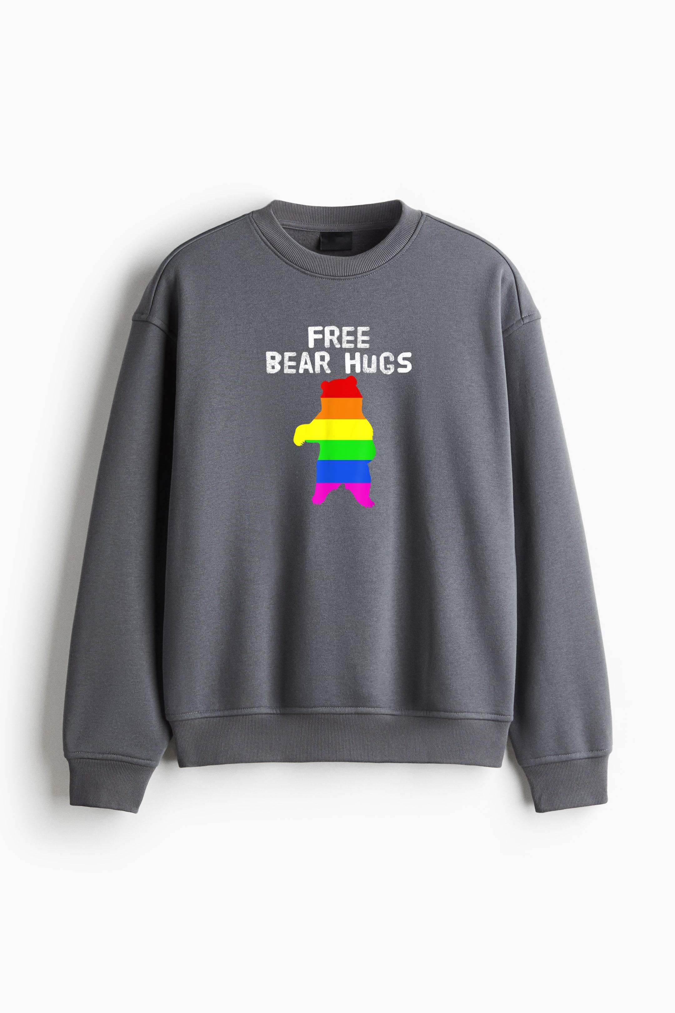 Bear Hugs Regular Fit Printed Sweatshirt 