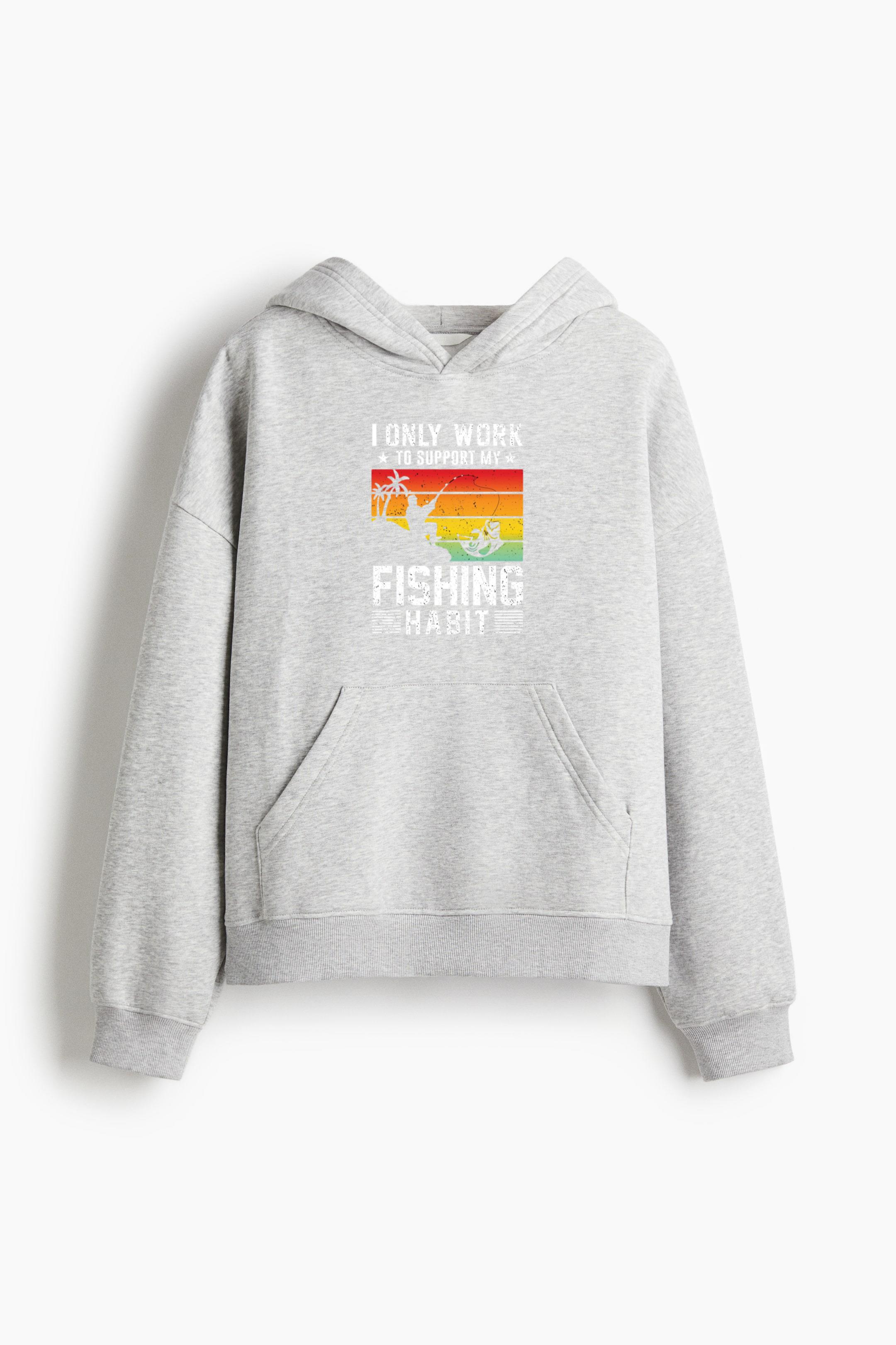 Explorer Hiking Happy Modern Loose-Fit Printed Hoodie - Image 4