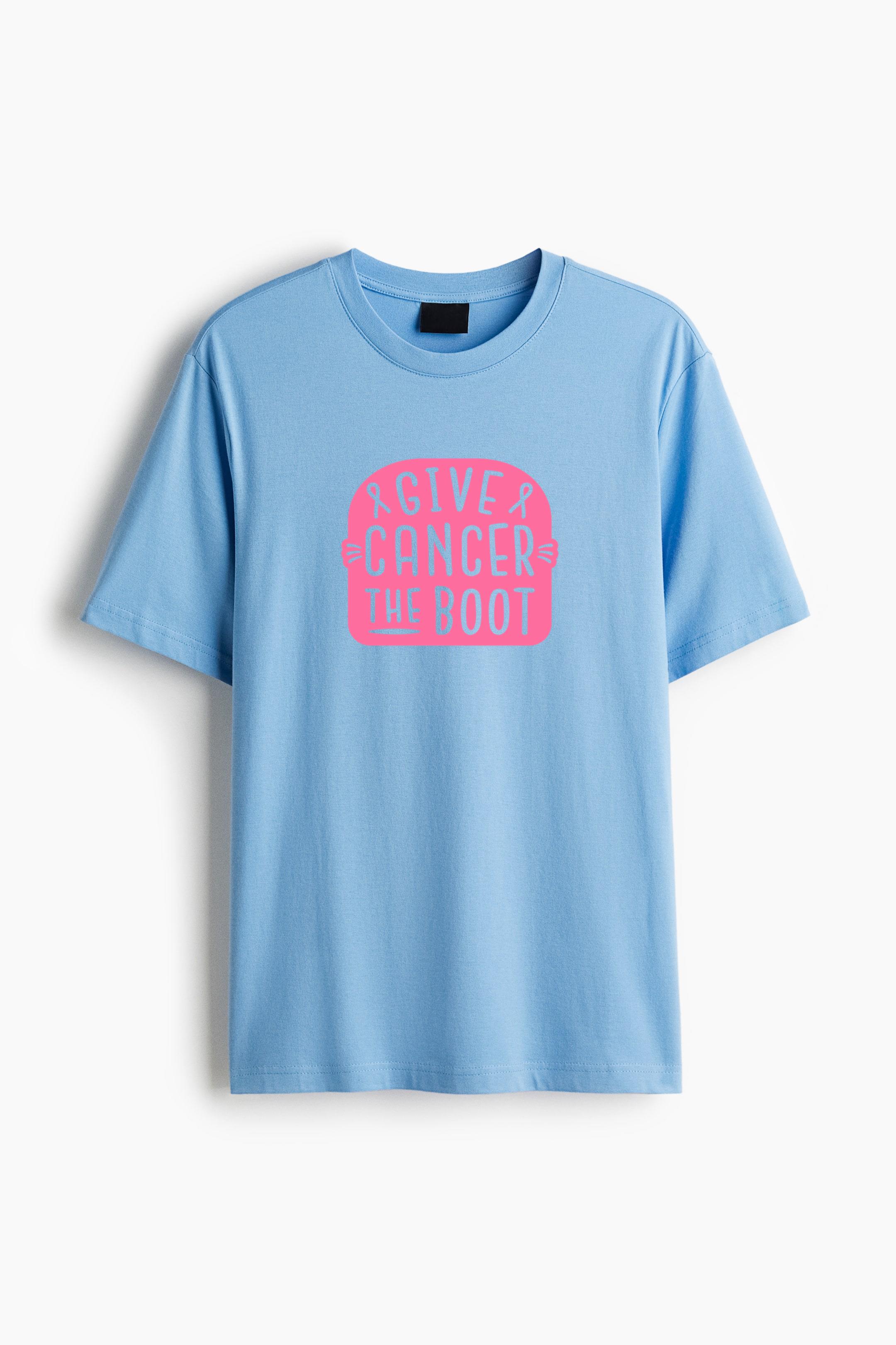 Give Cancer The Boot Classic Regular Fit T-Shirt