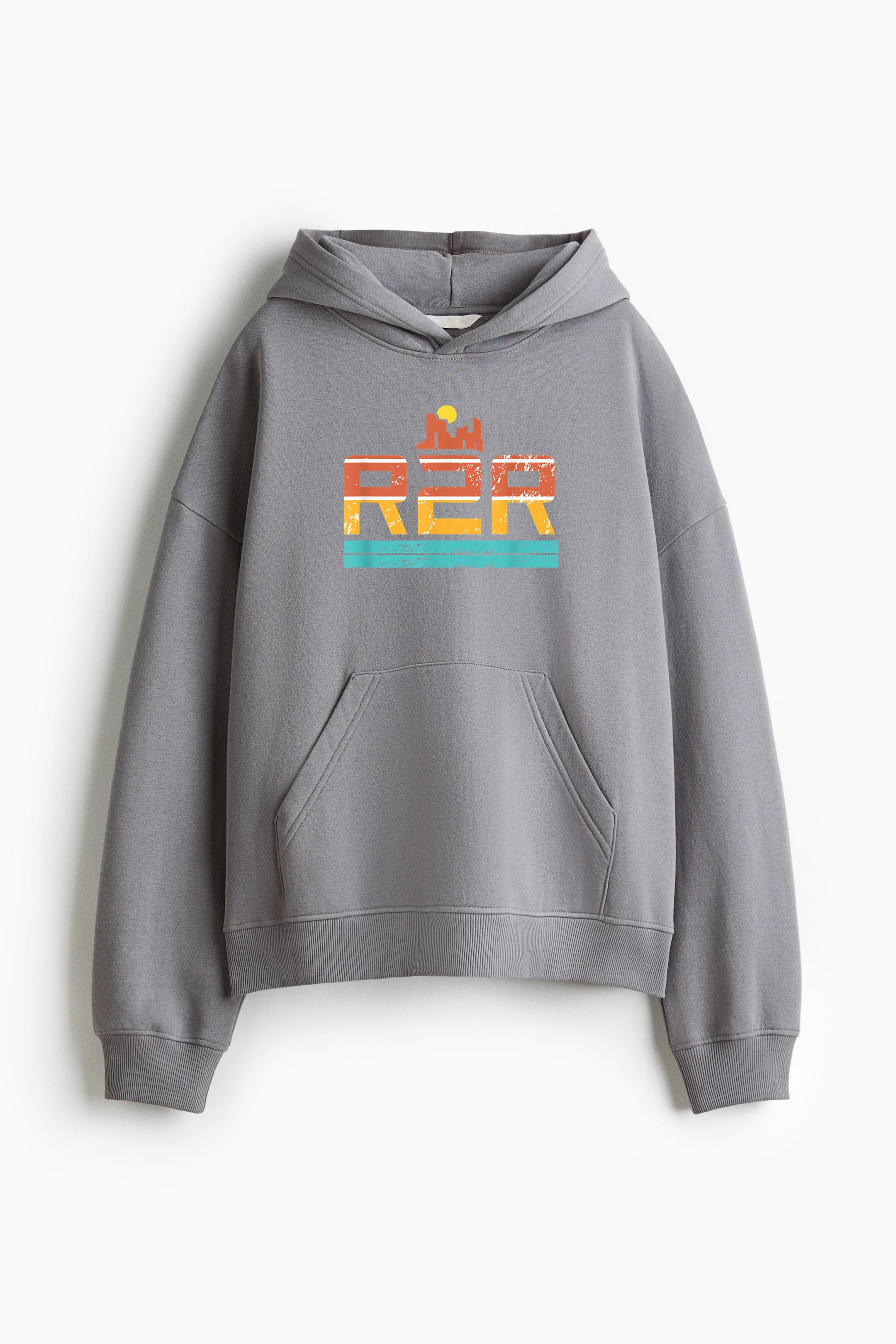 Grand Canyon National Park Hiking Camping Loose-Fit Printed Hoodie - Image 3