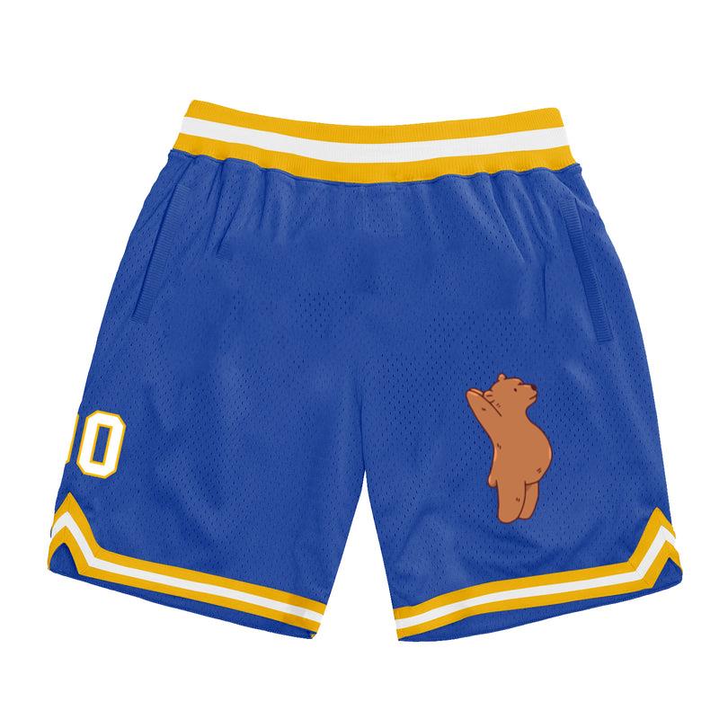 Grizzly Bear Yoga Extended Mountain Pose Classic Basketball Shorts 