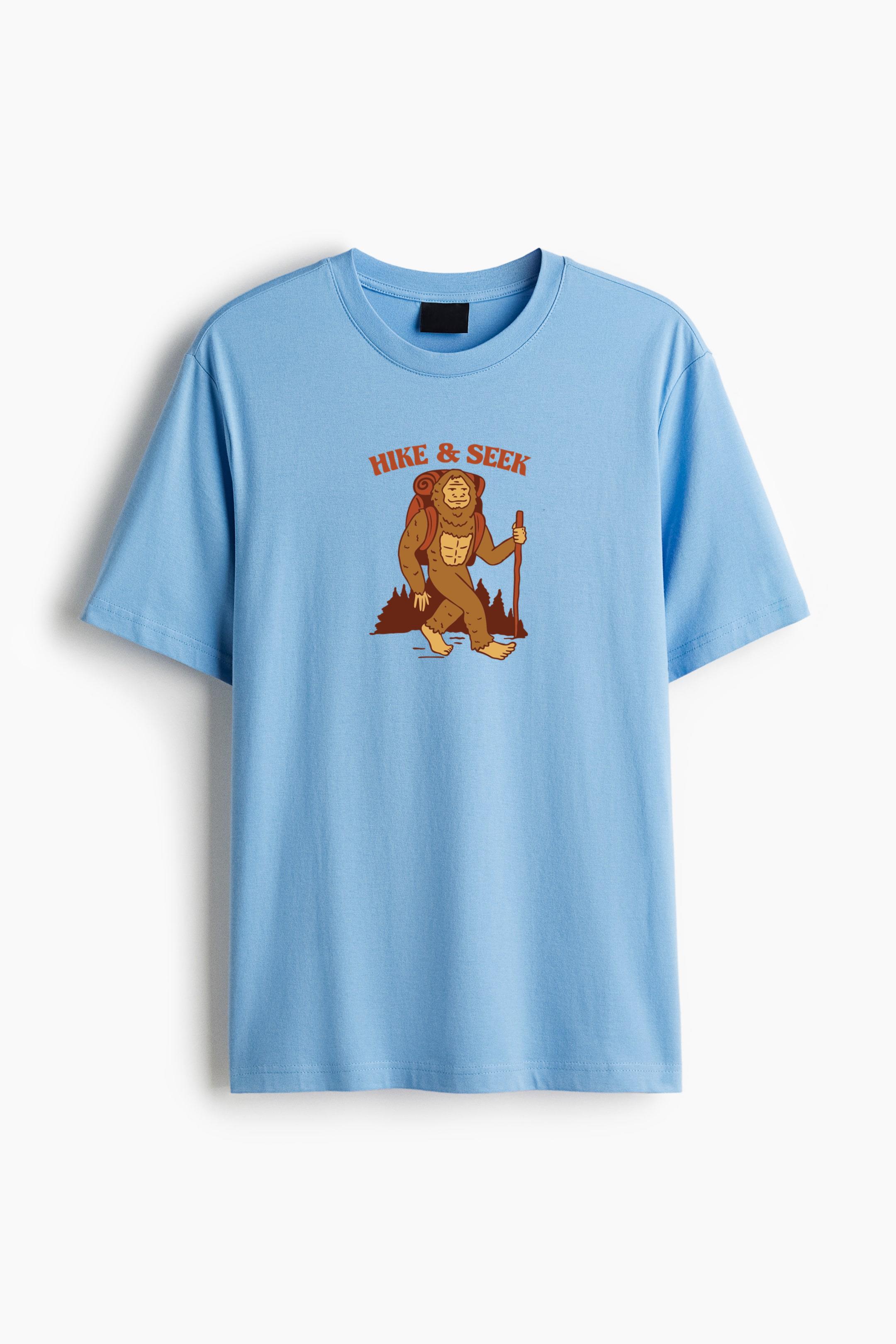 Hike And Seek Squatch Classic Regular Fit T-Shirt