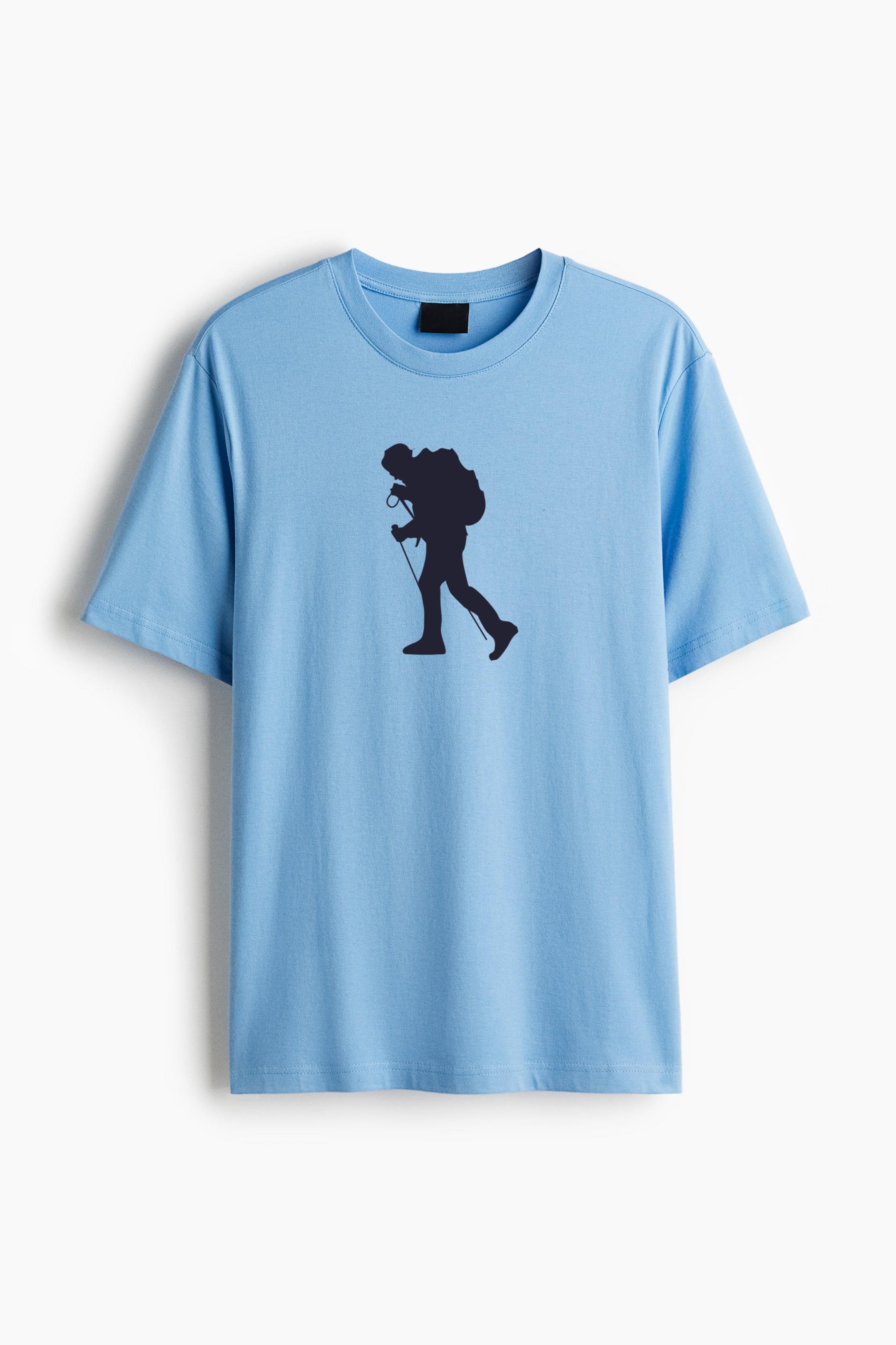 Hiking Adventure Silhouette Classic Regular Fit T-Shirt