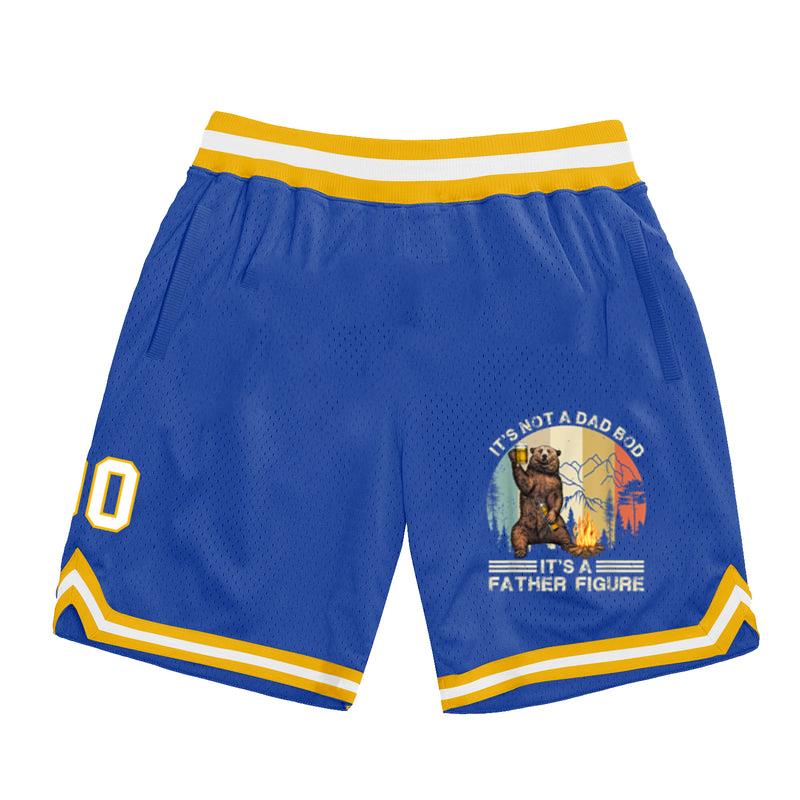 Its Not A Dad Bod Its Father Figure Funny Bear Camping Classic Basketball Shorts 