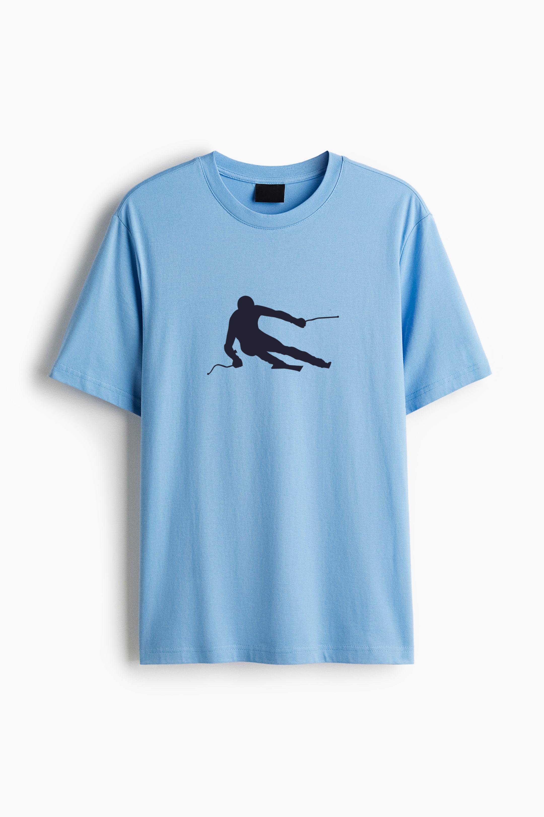 Mountain Climber Silhouette 4 Classic Regular Fit T-Shirt