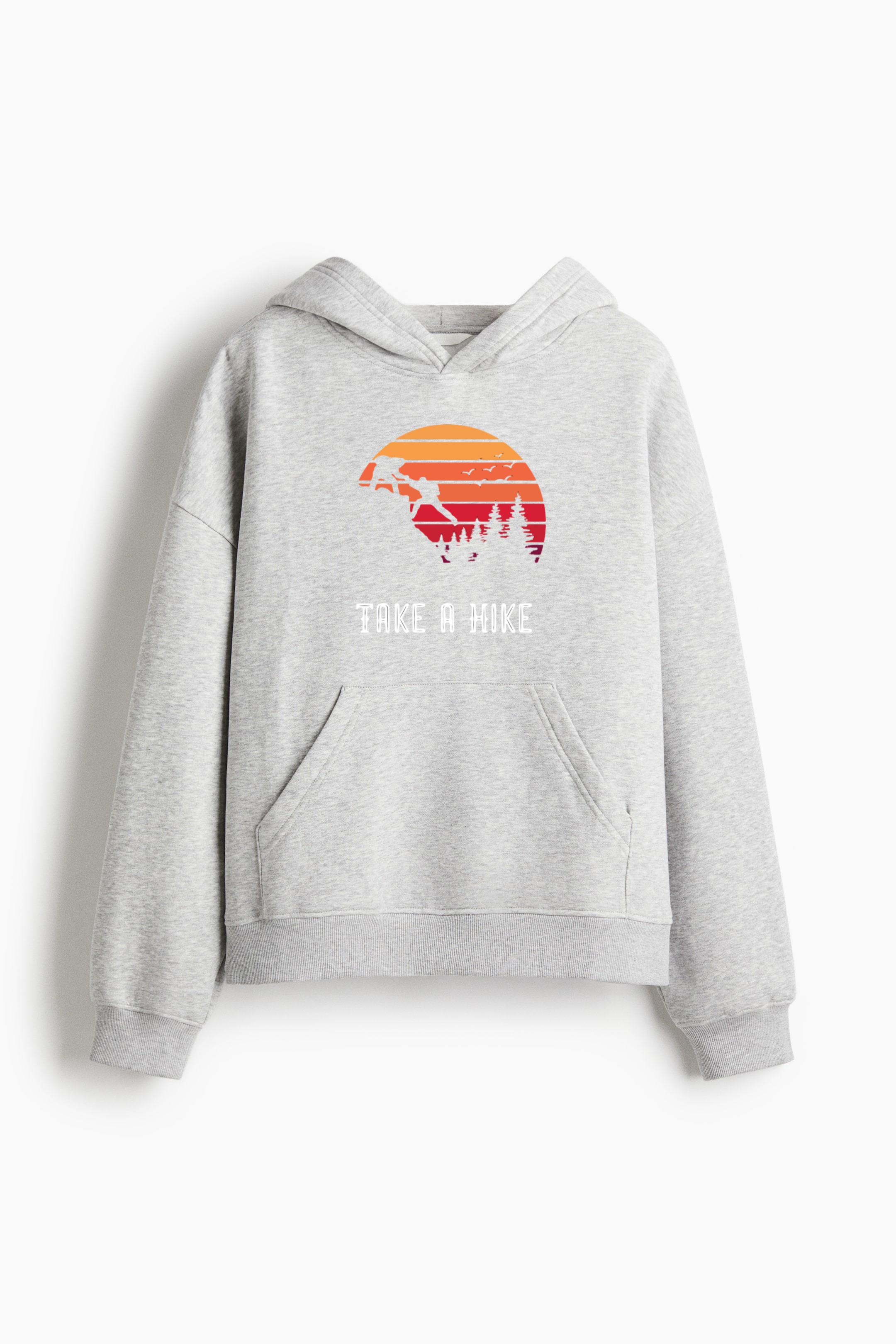 Traveler Hiking Energetic Scenic Loose-Fit Printed Hoodie - Image 4