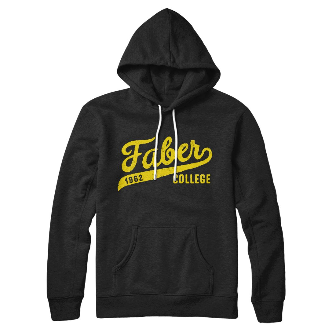 Faber College Unisex Pullover Hoodie Cotton Polyester Loose Fit Kangaroo Pocket