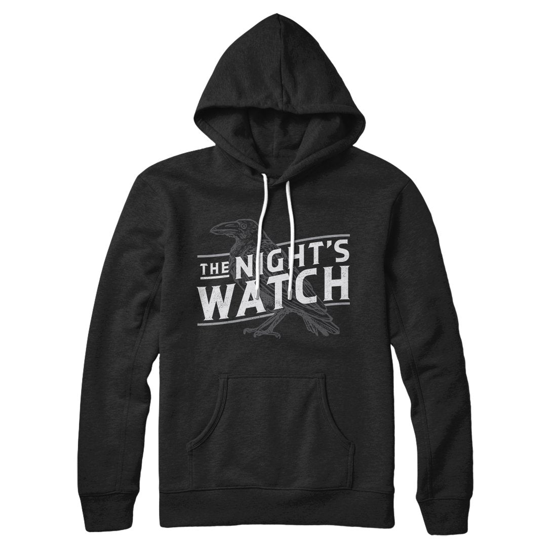 Night's Watch Unisex Cotton Polyester Hoodie - Pullover with Kangaroo Pocket